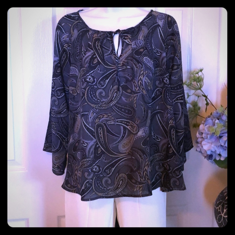 Paisley fun in blue!